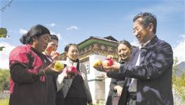 “苹果博士”走进甜蜜藏族村