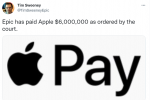 Epic CEO：已按照法院命令向苹果支付了 600 万美元