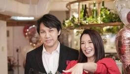 TVB演员陈炜晒男友求婚照 Can小雄在镜头前展示钻戒