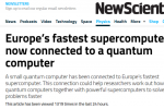 欧洲最快超算与量子计算机相连，为新型计算奠定基础